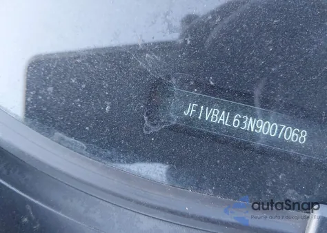 2022 Subaru Wrx Limited z USA, uszkodzony, nr VIN JF1VBAL63N9007068